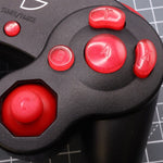 Hand cast custom resin buttons set for Nintendo GameCube - Strawberry candy [NGC] | Lab Fifteen Co - 7