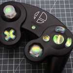 Hand cast custom resin buttons set for Nintendo GameCube - Sunset opal [NGC] | Lab Fifteen Co - 4