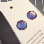 Hand cast resin buttons for Nintendo Game Boy Advance (AGB GBA) - Cosmic blue | Lab Fifteen Co - 6