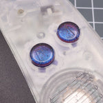 Hand cast resin buttons for Nintendo Game Boy Advance (AGB GBA) - Cosmic blue | Lab Fifteen Co - 8