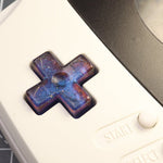 Hand cast resin buttons for Nintendo Game Boy Advance (AGB GBA) - Cosmic blue | Lab Fifteen Co - 5