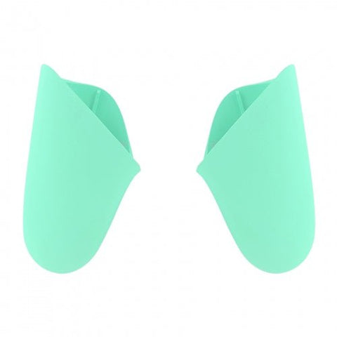 Handle grips for Nintendo Switch Pro controller Left & Right shell soft touch finish replacement - Light Green | ZedLabz - 1