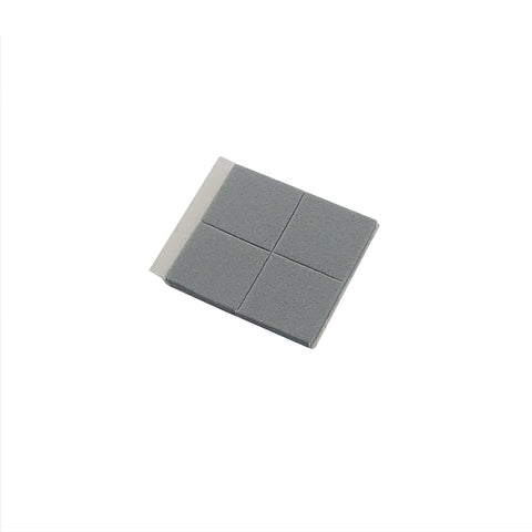 Replacement rubber feet set for Sony PlayStation PS1 self adhesive back - Grey | XYAB