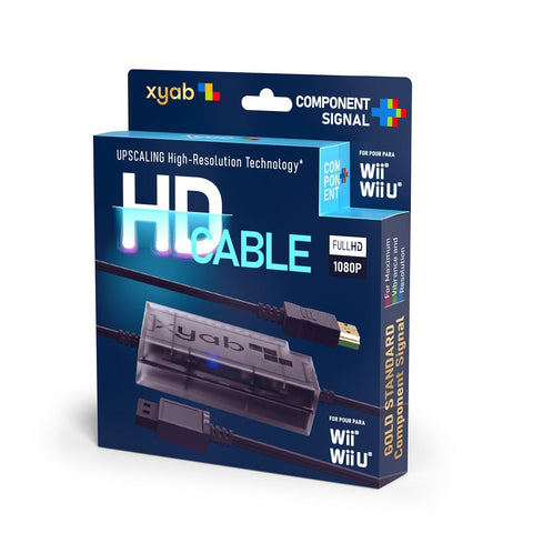 HDMI adapter converter cable for Nintendo Wii & Wii U Component + HD with upscaling | XYAB - 2