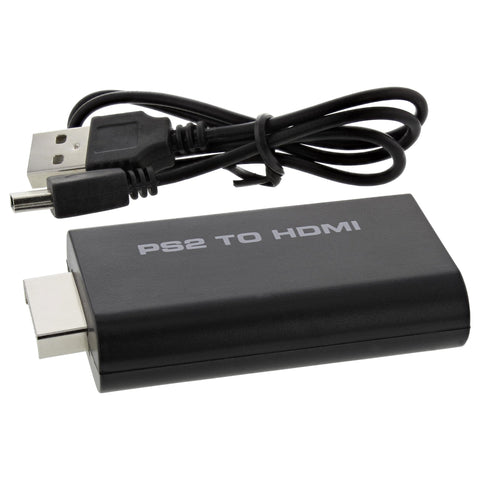 HDMI adapter for Sony PS2 PlayStation 2 console - black | ZedLabz - 2