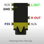 Headphone jack port 3.5MM for Xiphers Slab SP mod | ZedLabz - 2