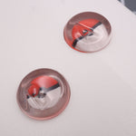 Hand cast custom resin buttons for Nintendo Game Boy Color (GBC CGB) - Pokeball | Lab Fifteen Co