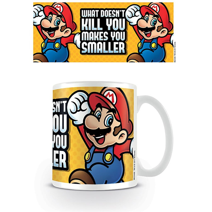 Super Mario What Doesn't Kill You official mug 11oz/315ml white ceramic | Pyramid