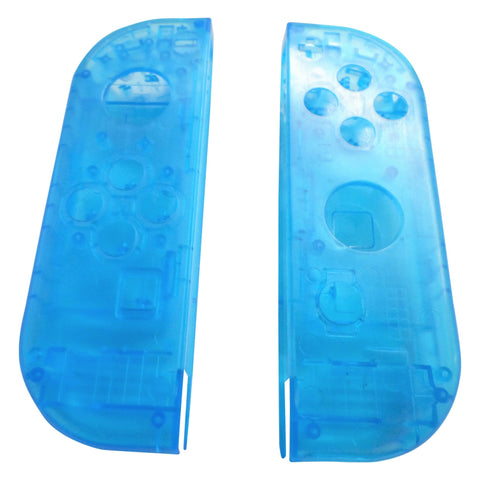 Housing for Nintendo Switch Joy - Con controllers replacement protective shell cover - Clear Blue | ZedLabz - 1