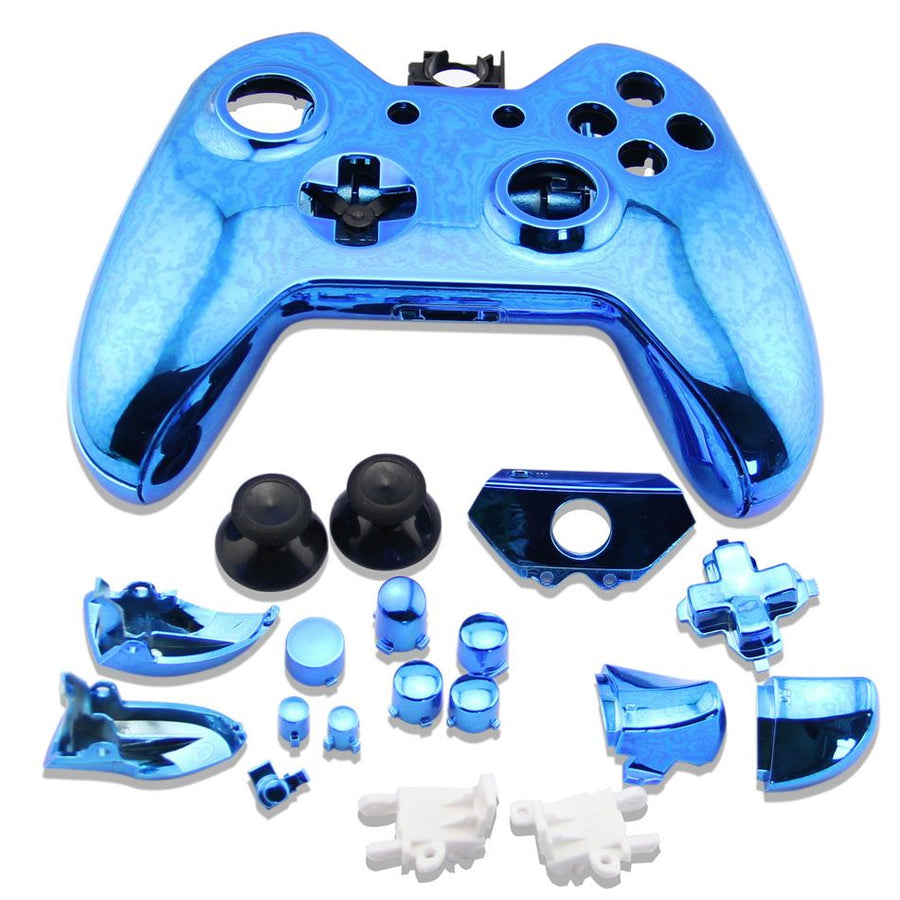 Housing shell for Microsoft Xbox One controller full 1st gen 1537 - Chrome Blue REFURB | ZedLabz - 1