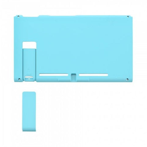 Housing shell for Nintendo Switch console back plate with kickstand soft touch - Light Blue | ZedLabz - 1