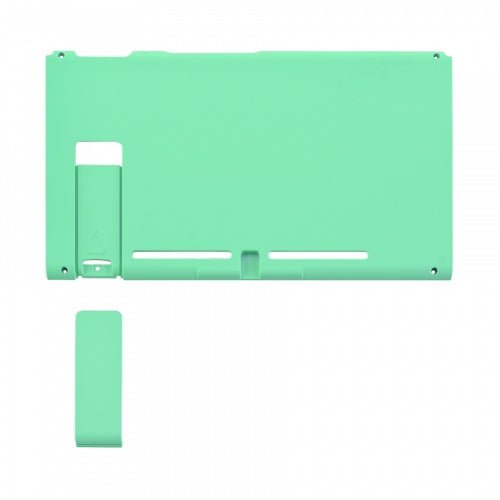 Housing shell for Nintendo Switch console back plate with kickstand soft touch - Mint Green | ZedLabz - 1