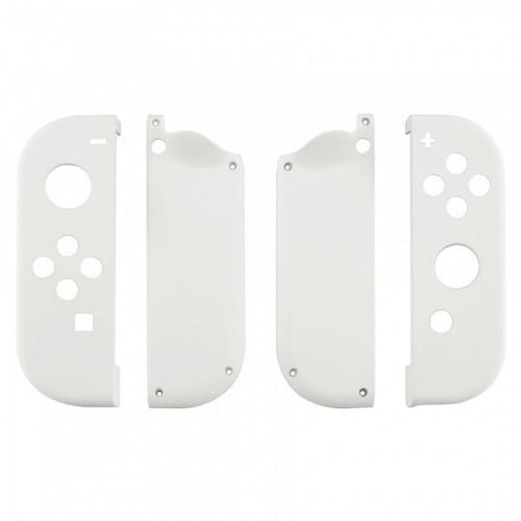 Housing shell for Nintendo Switch Joy - Con controller hard casing replacement soft touch - White | ZedLabz - 1