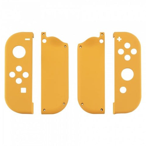 Housing shell for Nintendo Switch Joy - Con controller hard casing replacement soft touch - Yellow | ZedLabz - 1