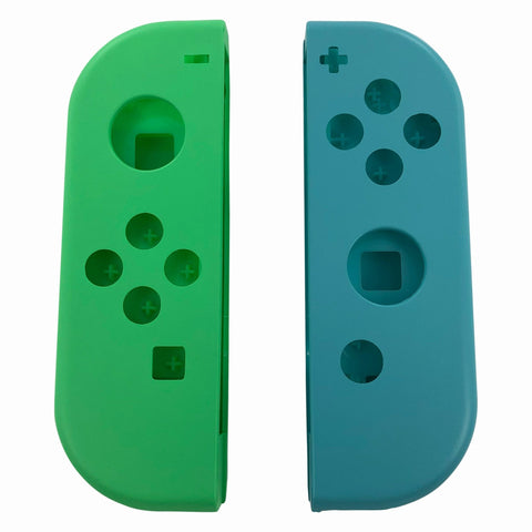 Housing shell for Nintendo Switch Joy - Con controllers replacement - Animal Crossing style green / blue | ZedLabz - 2