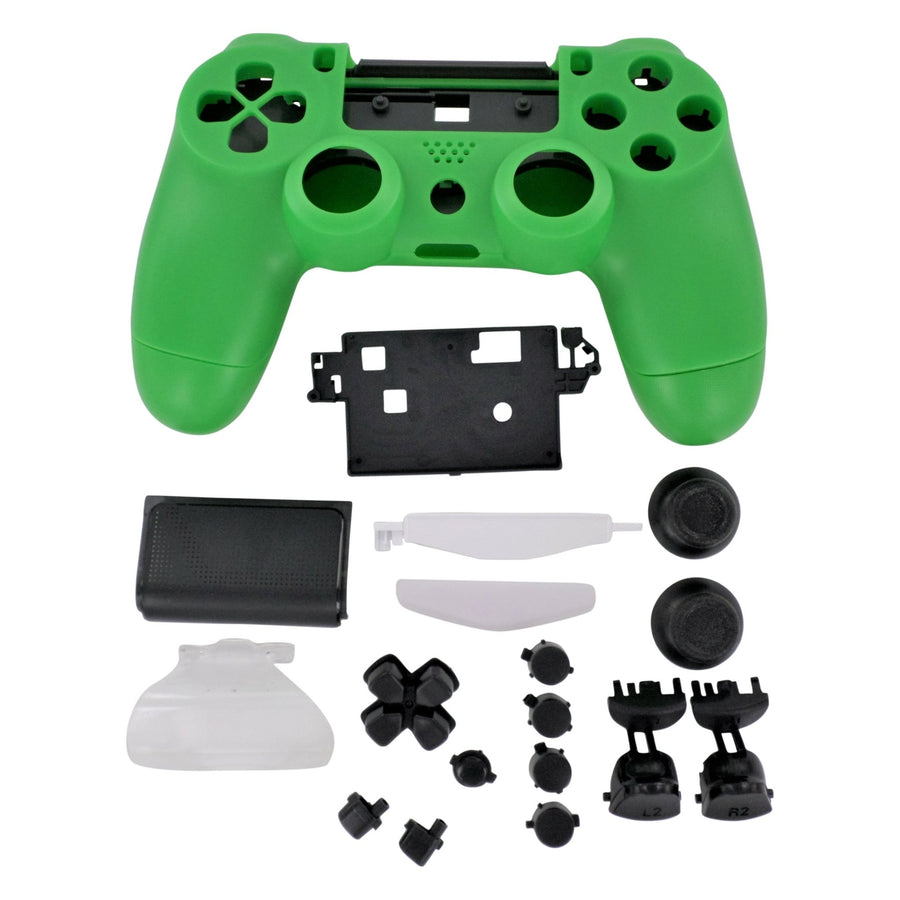 Housing shell for PS4 Slim Pro controller ZCT2 JDM - 040 complete replacement - Green & Black | ZedLabz - 1