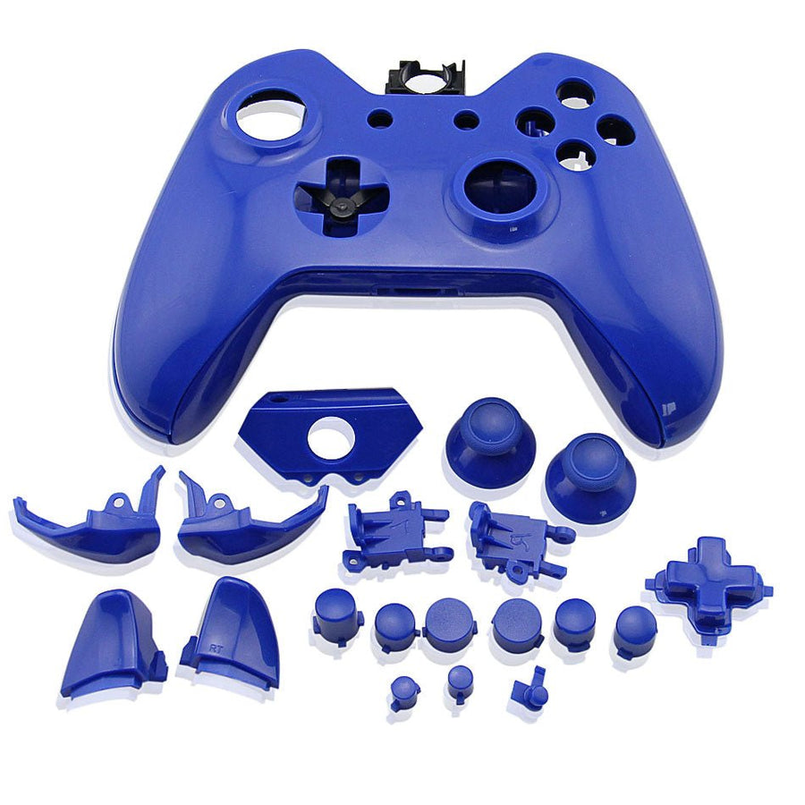 Housing shell for Xbox One controller Microsoft 1st gen 1537 full complete repair kit - Matte Blue | ZedLabz - 1