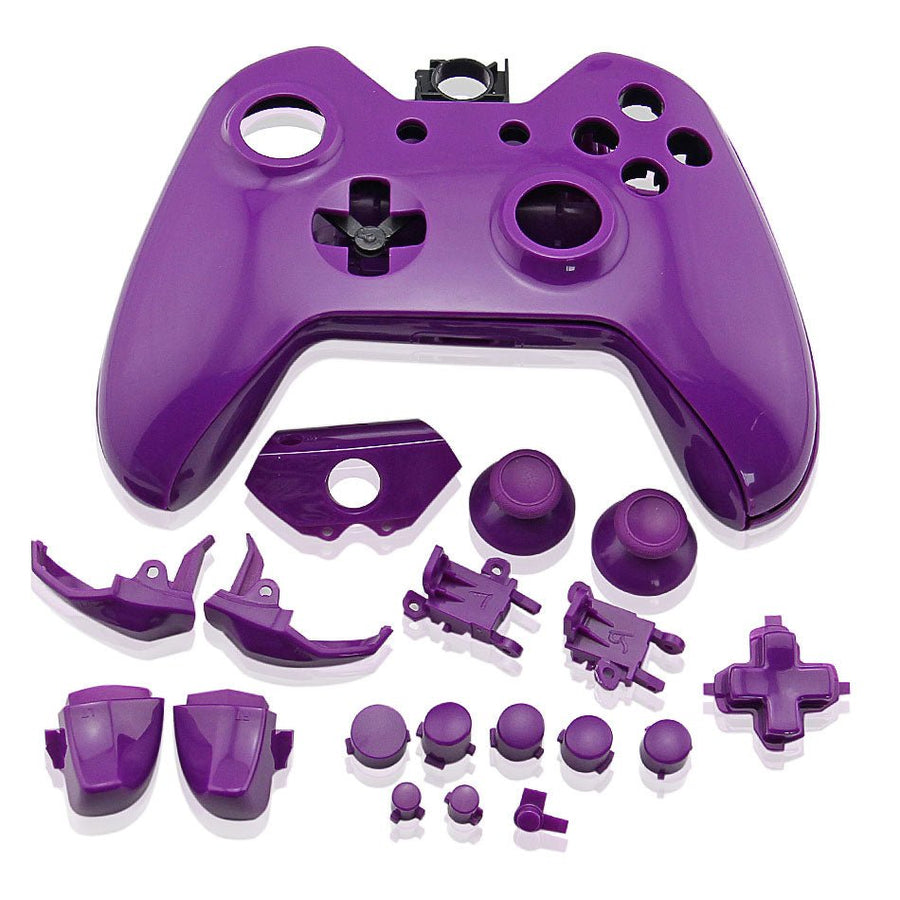 Housing shell for Xbox One controller Microsoft 1st gen 1537 full complete repair kit - Matte Purple | ZedLabz - 1