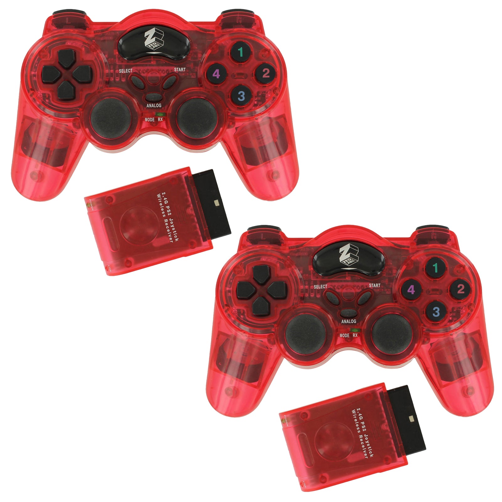 For Ps2 controller Wired Controller Gamepad for Sony PS2 Controller Double  Vibration Clear Controller Gamepad For playstation 2