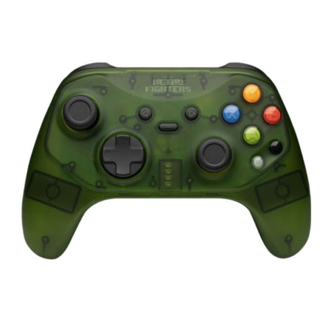 Hunter wireless 2.4G controller gamepad for Original Xbox [OG xbox] - Clear Green | Retro Fighters - 1