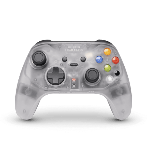 Hunter wireless 2.4G controller gamepad for Original Xbox [OG xbox] - Crystal Clear | Retro Fighters - 1