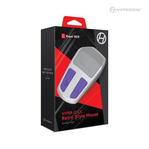 Hyper click retro style mouse for Super Nintendo Snes - Grey | Hyperkin - 2