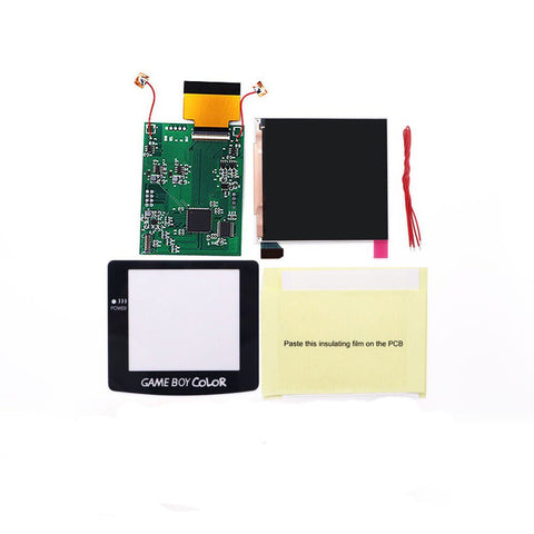 IPS LCD backlight screen kit for Nintendo Game Boy Color Q5 OSD, with brightness control & pixel effect [GBC CGB] | HISPEEDIDO - 1