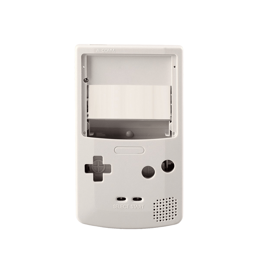 IPS ready shell for Nintendo Game Boy Color Q5 V2 modified no cut replacement housing - Grey DMG style | Funnyplaying - 1