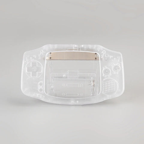 Laminated ITA TFT / IPS 3.0 ready shell for Nintendo Game Boy Advance modified no cut housing (AGB GBA) - Mirror Clear | Funnyplaying