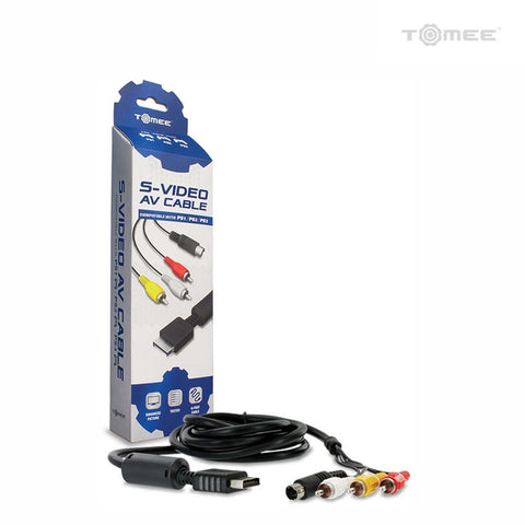 S-Video AV cable lead for Sony PS3, PS2 & PS1 PlayStation | Tomee