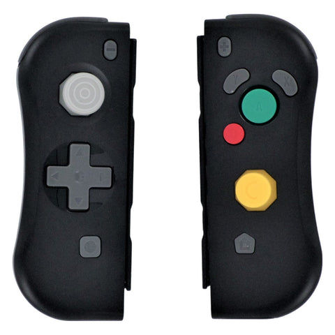 Joy Cons for Nintendo Switch compatible wireless controller left & right - NGC style Black | ZedLabz - 1