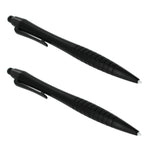 Large Ergonomic Touch Screen Stylus Pen - 2 Pack Black | ZedLabz - 1