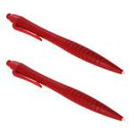 Large Ergonomic Touch Screen Stylus Pen - 2 Pack Red | ZedLabz - 1