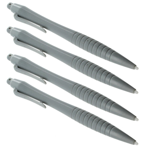 Large Ergonomic Touch Screen Stylus Pen - 4 Pack Grey | ZedLabz - 1