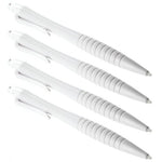 Large Ergonomic Touch Screen Stylus Pen - 4 Pack White | ZedLabz - 4