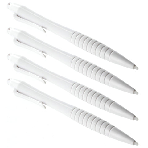 Large Ergonomic Touch Screen Stylus Pen - 4 Pack White | ZedLabz - 1