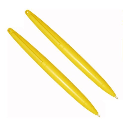 Large Stylus Pens For Nintendo DS/2DS/3DS Consoles - 2 Pack Yellow | ZedLabz - 1