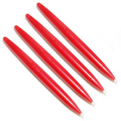 Large Stylus Pens For Nintendo DS/2DS/3DS Consoles - 4 Pack Red | ZedLabz - 1