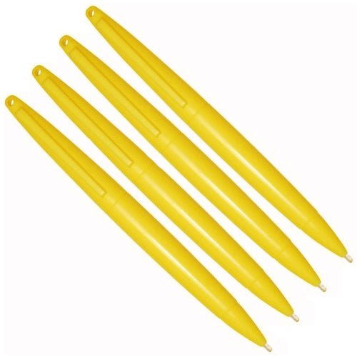 Large Stylus Pens For Nintendo DS/2DS/3DS Consoles - 4 Pack Yellow | ZedLabz - 1