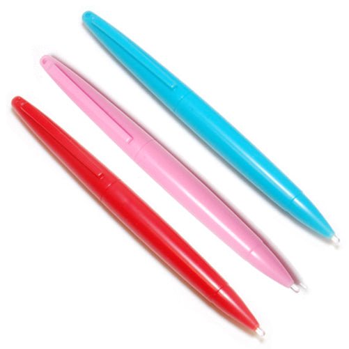 Large Stylus Pens For Nintendo DS/2DS/3DS Consoles - Pink, Blue & Red | ZedLabz - 1