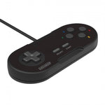 Legacy16 wired USB Snes style controller gamepad for Nintendo Switch, PC, Mac & USB devices - Black | Retro - Bit - 3