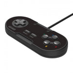 Legacy16 wired USB Snes style controller gamepad for Nintendo Switch, PC, Mac & USB devices - Black | Retro - Bit - 5