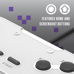 Legacy16 wired USB Snes style controller gamepad for Nintendo Switch, PC, Mac & USB devices - White | Retro - Bit - 7