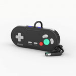 LegacyGC wired digital controller compatible with Nintendo GameCube & Wii* - Black | Retro - Bit - 3