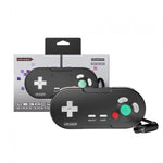 LegacyGC wired digital controller compatible with Nintendo GameCube & Wii* - Black | Retro - Bit - 1