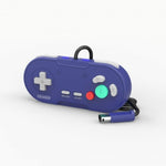 LegacyGC wired digital controller compatible with Nintendo GameCube & Wii* - Indigo Purple | Retro - Bit - 3