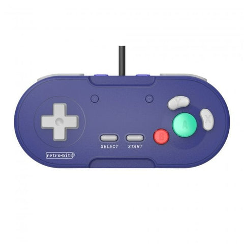 LegacyGC wired digital controller compatible with Nintendo GameCube & Wii* - Indigo Purple | Retro - Bit - 2