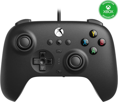 Ultimate Wired Controller for Xbox with Hall Effect Joysticks, Compatible with Xbox Series X|S, Xbox One, Windows 10|11 - Officially Licensed Black | 8BitDo