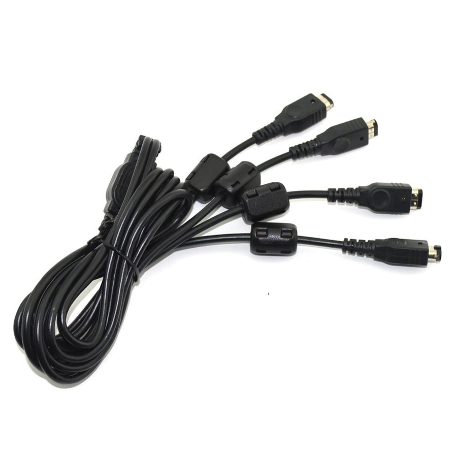 Link cable for Nintendo Game boy Advance and Advance SP 4 player adapter lead replacement - 1.2m black | ZedLabz - 1