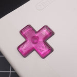 Hand cast custom resin buttons for Nintendo Game Boy Color (GBC CGB) - Chrome pink | Lab Fifteen Co